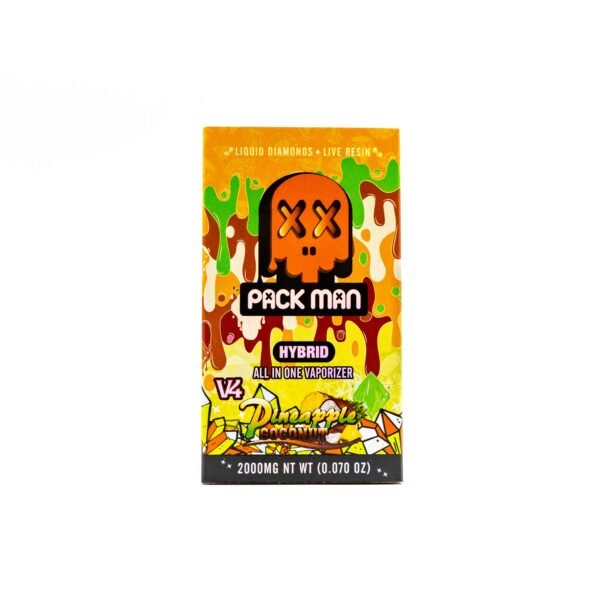 Pack Man 2g THC Disposable Pen (Pineapple Coconut)