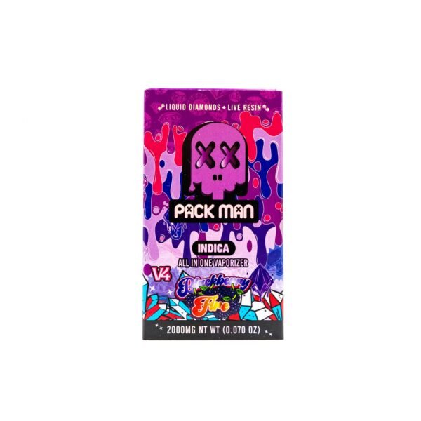 Pack Man 2g THC Disposable Pen (Blackberry Fire)