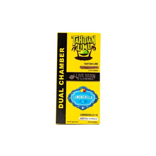 Lemonade 2g THC Dual Chamber Disposable Pen Live Resin (Tahitian Lime/Lemonchello)