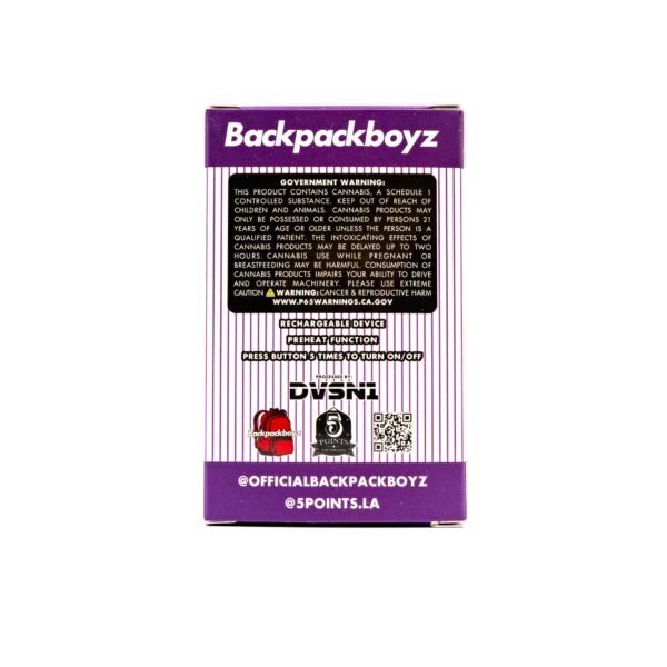 Backpackboyz 2g THC Disposable Pen Liquid Diamond Live Resin (White Guava Gelato) - Image 2