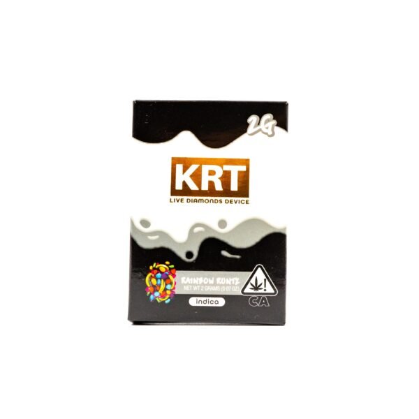 KRT 2g THC Disposable Vape LIVE Diamonds (Rainbow Runtz)