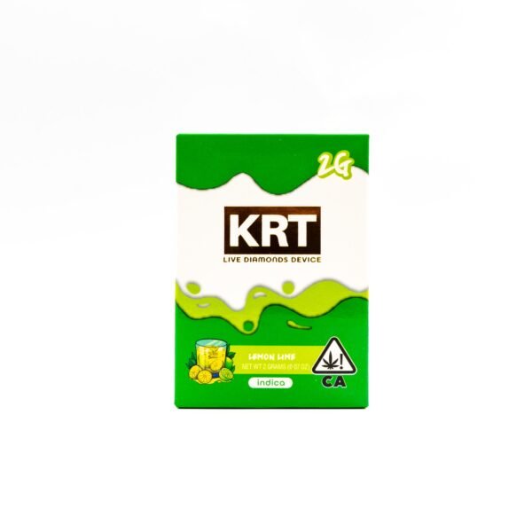 KRT 2g THC Disposable Vape LIVE Diamonds (Lemon Lime)