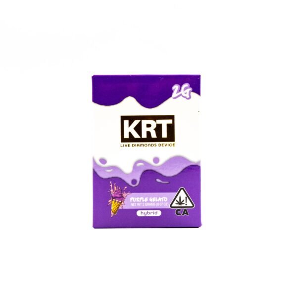 KRT 2g THC Disposable Vape LIVE Diamonds (Purple Gelato)