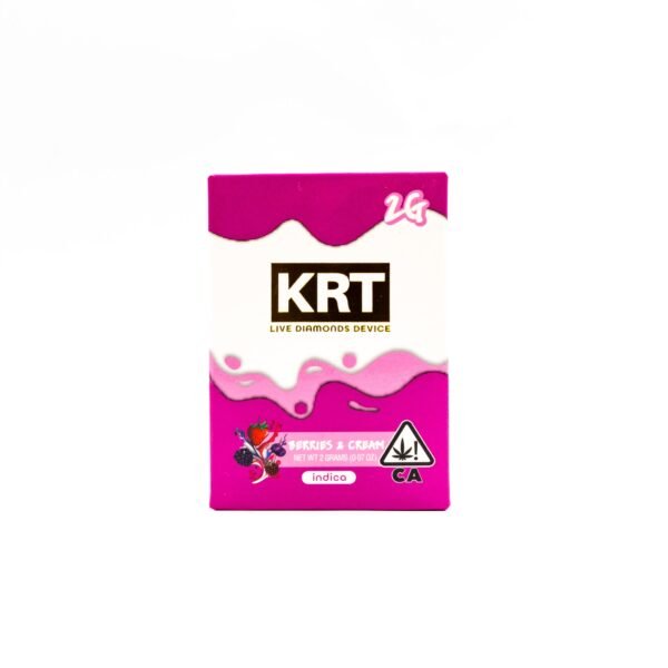 KRT 2g THC Disposable Vape LIVE Diamonds (Berries & Cream)