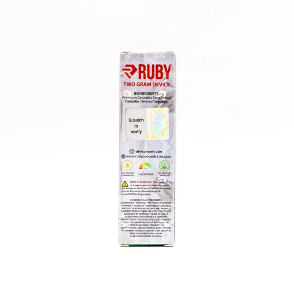 RUBY 2g Liquid Diamonds Disposable Pen (Watermelon Skittlez) - Image 2