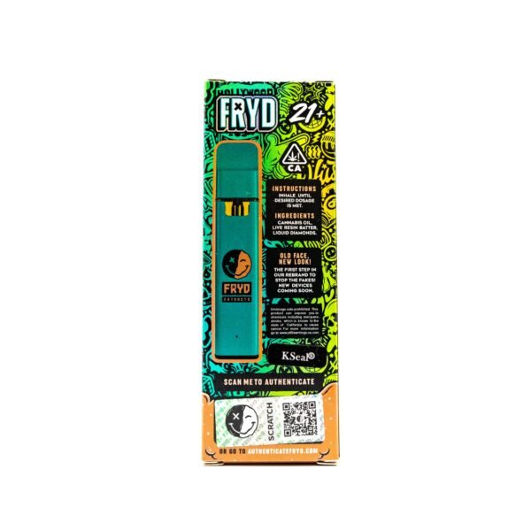 FRYD 2g Live Resin Disposable Pen (Mojito Melondew) - Image 2