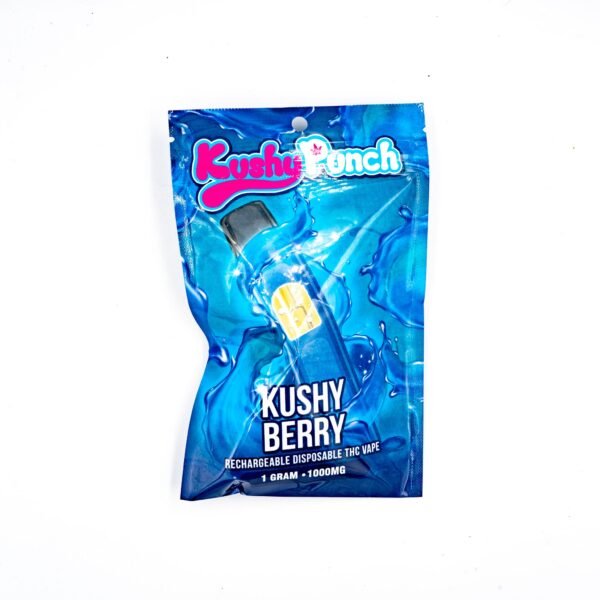 Kushy Punch 1g THC Disposable Vape (Kushy Berry)