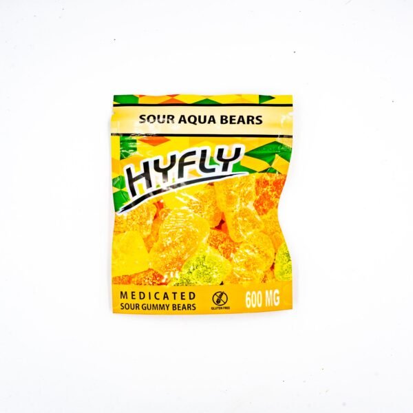 HYFLY 600mg Gummies (Sour Aqua Bears)